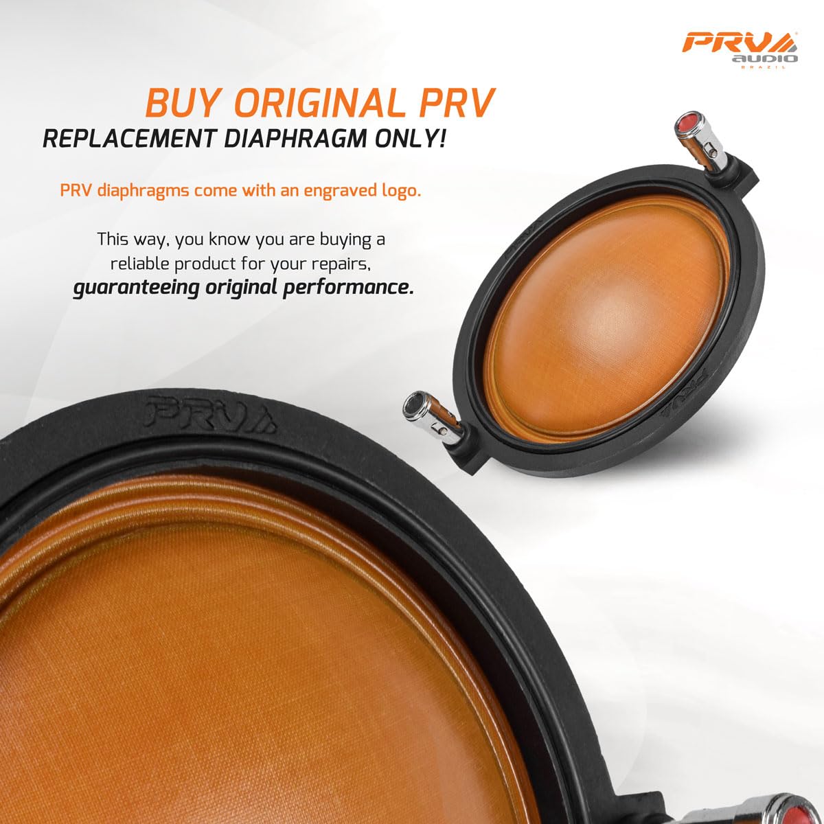 PRV AUDIO RPD3220Ph Original Authentic Replacement Diaphragm for D3220Ph D3220Ph-Nd Phenolic Compression Driver