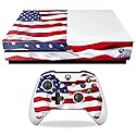 MightySkins Skin Compatible with Microsoft Xbox One S - American Flag | Protective, Durable, and Unique Vinyl Decal wrap Cover | Easy to Apply