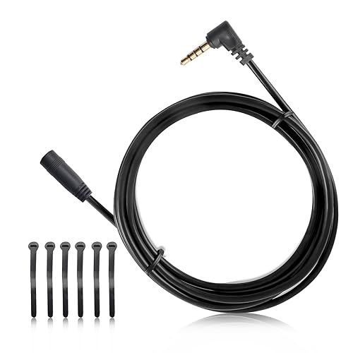 PARKVISION Bicycle Rear View Camera Accessories,Bike Cameras Extension Cable, 2.5M Extension Cord Suitable for Bicycle Mirror Camera Set