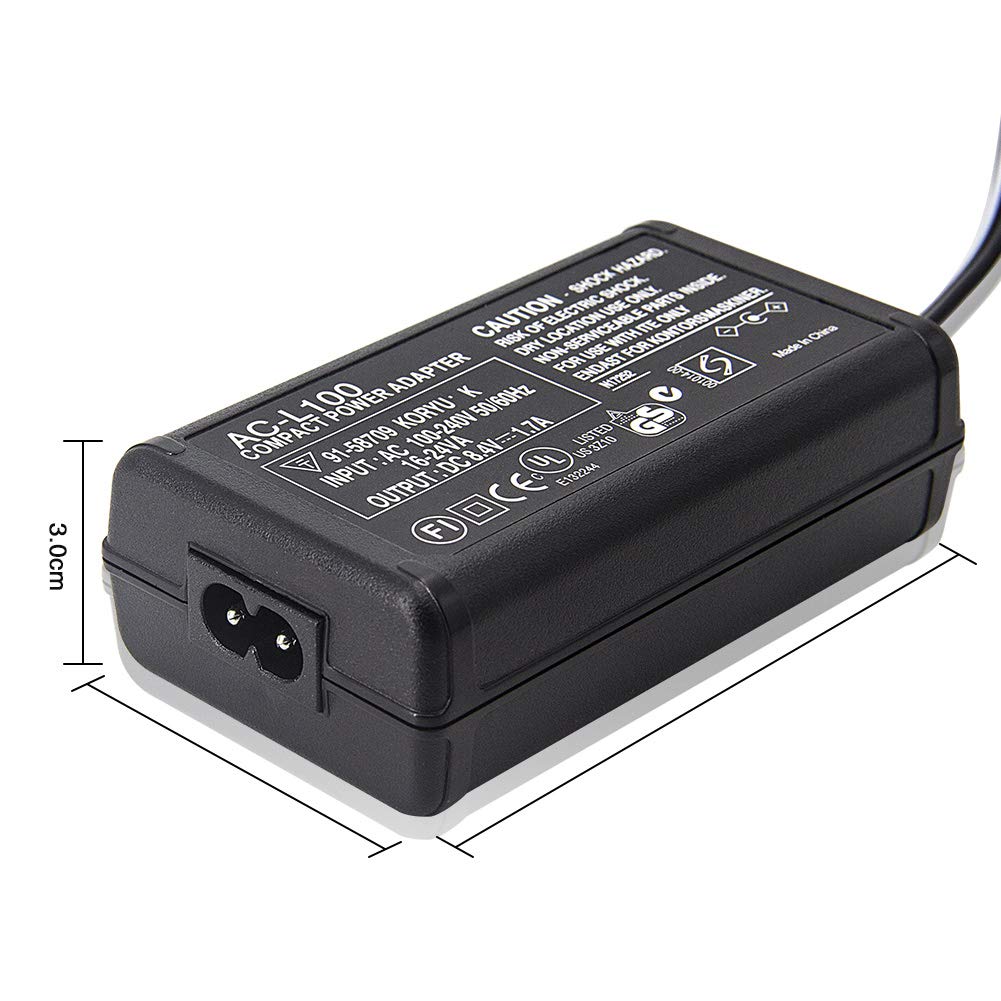 AC Adapter Charger Compatible Sony Handycam CCD-TRV16 CCD-TRV17 CCD-TRV25 CCD-TRV35 CCD-TRV36 CCD-TRV37 CCD-TRV43 CCD-TRV57 CCD-TRV58 CCD-TRV65