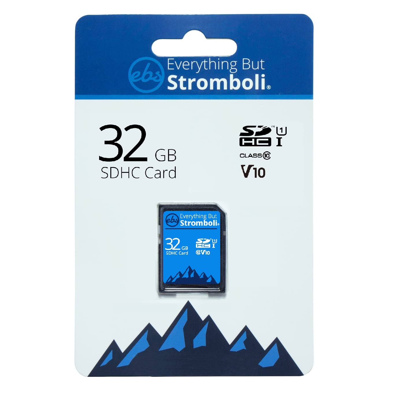 Everything But Stromboli 32GB SD Card Class 10 UHS-1 U1 Speed C10 V10 32G SDHC Memory Card for Compatible Camera, Computer, Trail Cam, Video Camcorder