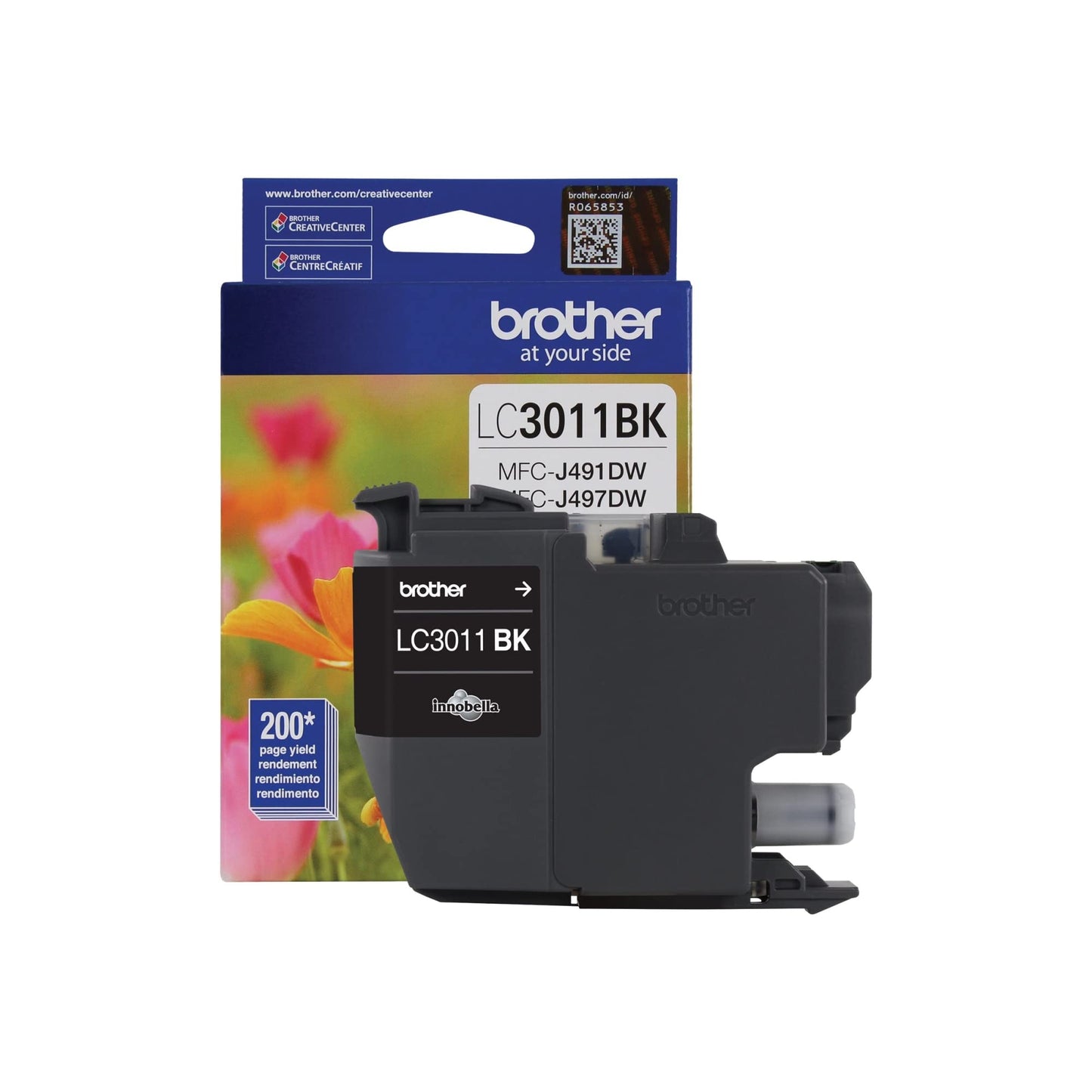 Brother LC3011 Black Ink Cartridge, LC3011BKS