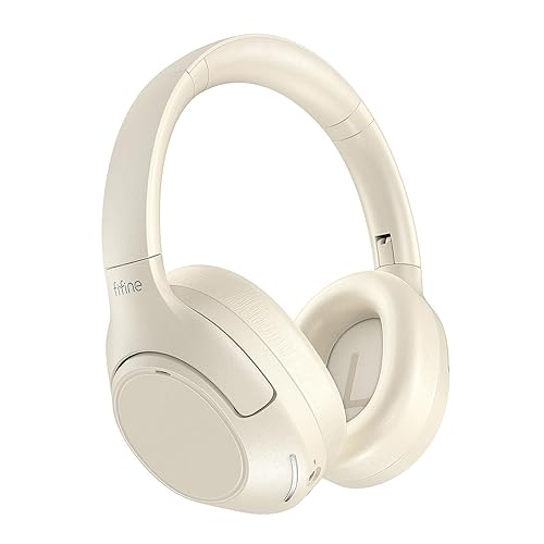 FIFINE Bluetooth Wireless Headphones, Over-Ear Headphones with 65H Battery Life, Touch Control Panel for Music, Cellphone Calls, Noise Cancellation…