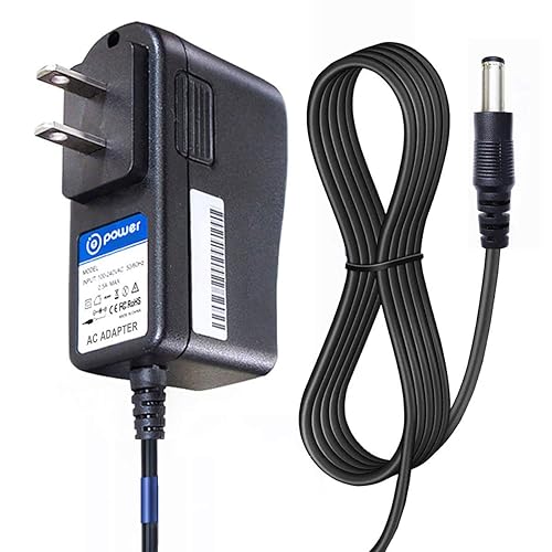T POWER 12V Charger for TaoTronics Honeywell HWT-H4 JOSTIC EK009A LED Desk Lamp Eye-Caring Aircraft-Grade WorkPro WP3000SED WP3000S Gooseneck LED…