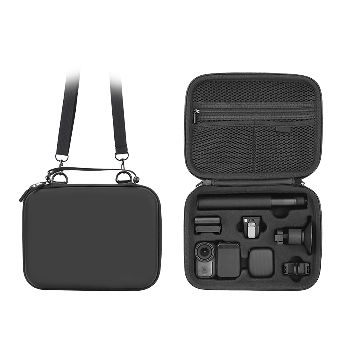 DFTIM Osmo Nano Case,Dual Layer Storage Protective Travel Bag for DJI Osmo Nano Camer Accessories Bullet Time Handle/Selfie Stick, Anti-water Splash