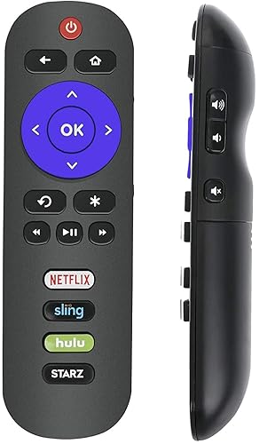 Universal Remote Control for Roku TV, Compatible with TCL/ONN/Element/Westinghouse/Philips/Jvc/RCA/Sanyo Roku Smart TVs