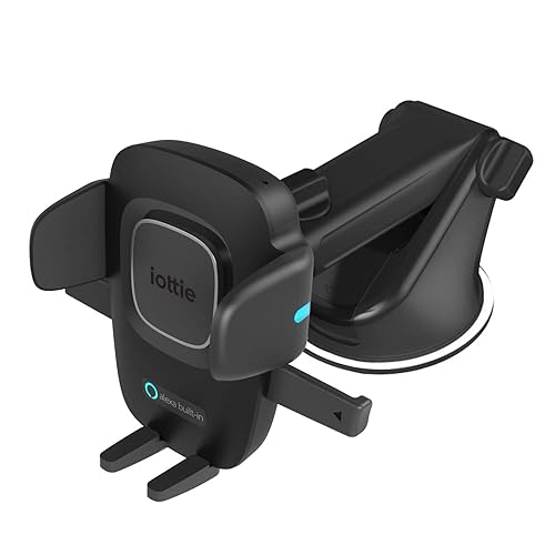 iOttie Easy One Touch Connect Pro (New) - Gen 2 - Hands Free Alexa in Your Car - Car Mount Phone Holder with Alexa Built in for iOS & Android, MFi