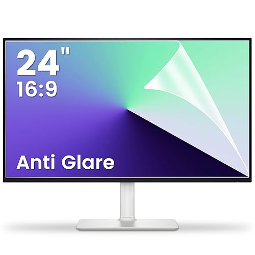 F FORITO 2-Pack 24 inch 16:9 Matte Anti Glare Computer Screen Cover, Anti Glare Eye Protection Film Compatible with All 24" Widescreen Monitors