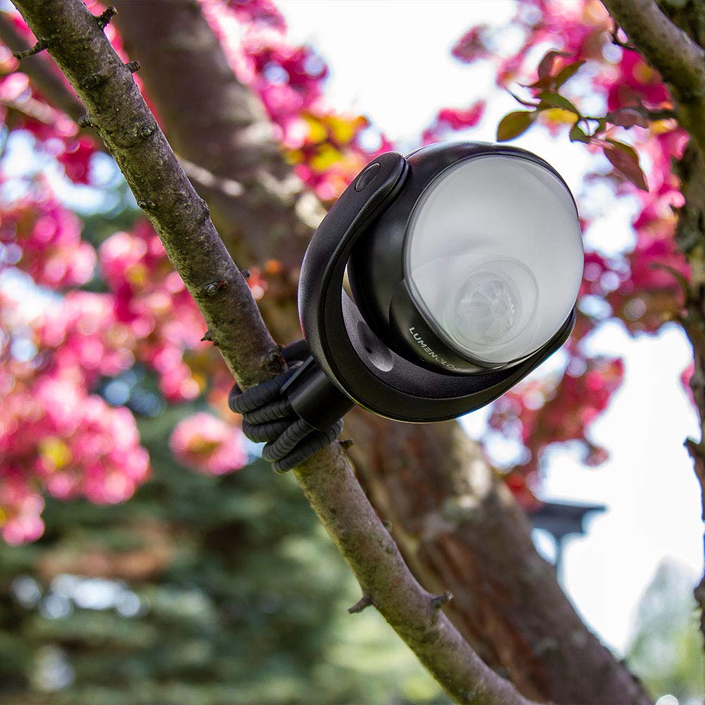Limitless Innovations Lumenology Portable LED Motion Sensor Light Provides 148 Lumens with a 13 ft Detectable Range and Flexible Tripod Base