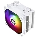 Thermalright Burst Assassin 120 SE ARGB White CPU Cooler, 6 Heat Pipes Heatsink, 12cm PWM Fan CPU Air Cooler, AGHP Technology, for Intel