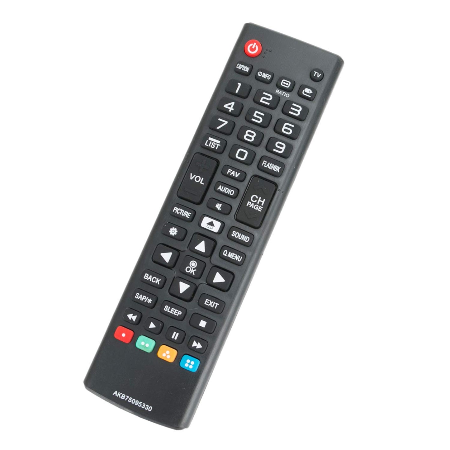 AKB75095330 Replacement Remote Control Applicable for LG TV 24LH4830 43LJ5000 32LJ500B 43LJ500M 28LJ400B 28MT42DF 24LH4830-PU 28LJ430B AKB75095376