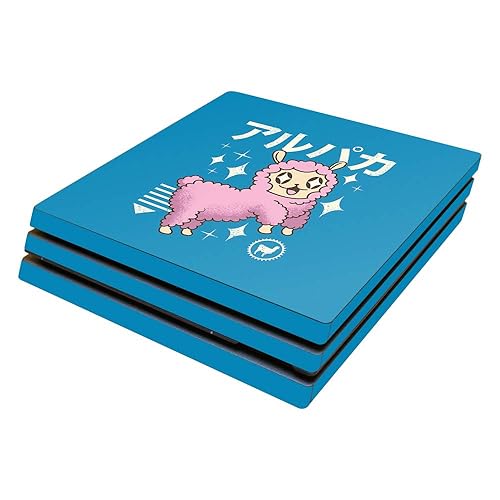 MightySkins Skin Compatible with Sony PS4 Pro Console - Alpaca Kawaii | Protective, Durable, and Unique Vinyl Decal wrap Cover | Easy to Apply