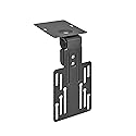 Mount-It! Compact Folding Ceiling TV Mount | Flip Down and Under Cabinet TV Bracket for Small Screens Up to 24 Inches | 90° Tilt and 360° Swivel |