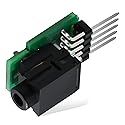 HIMARKLIF AUX Aux Port Auxiliary Input Adapter Audio Input Jack Replacement Repair Kit (Without Cover) Compatible with Civic CRV Pilot Accord