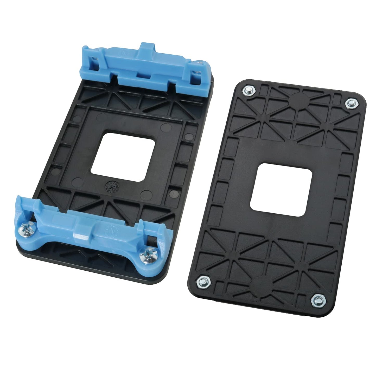 ZZLZX 2PCS CPU Fan Bracket Base, Radiator Bracket for AM2+/AM3+/FM1/FM2 Socket Bottom Frame CPU Fan Cooling Boundless Base (8 Screws 1 Screwdriver)