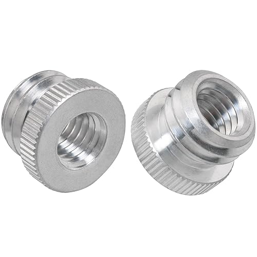 LUORNG 2PCS 3/8'' Female to 5/8'' Male Threaded Screw Adapter for Microphone Stand Mount Tripod Laser Level Adapter