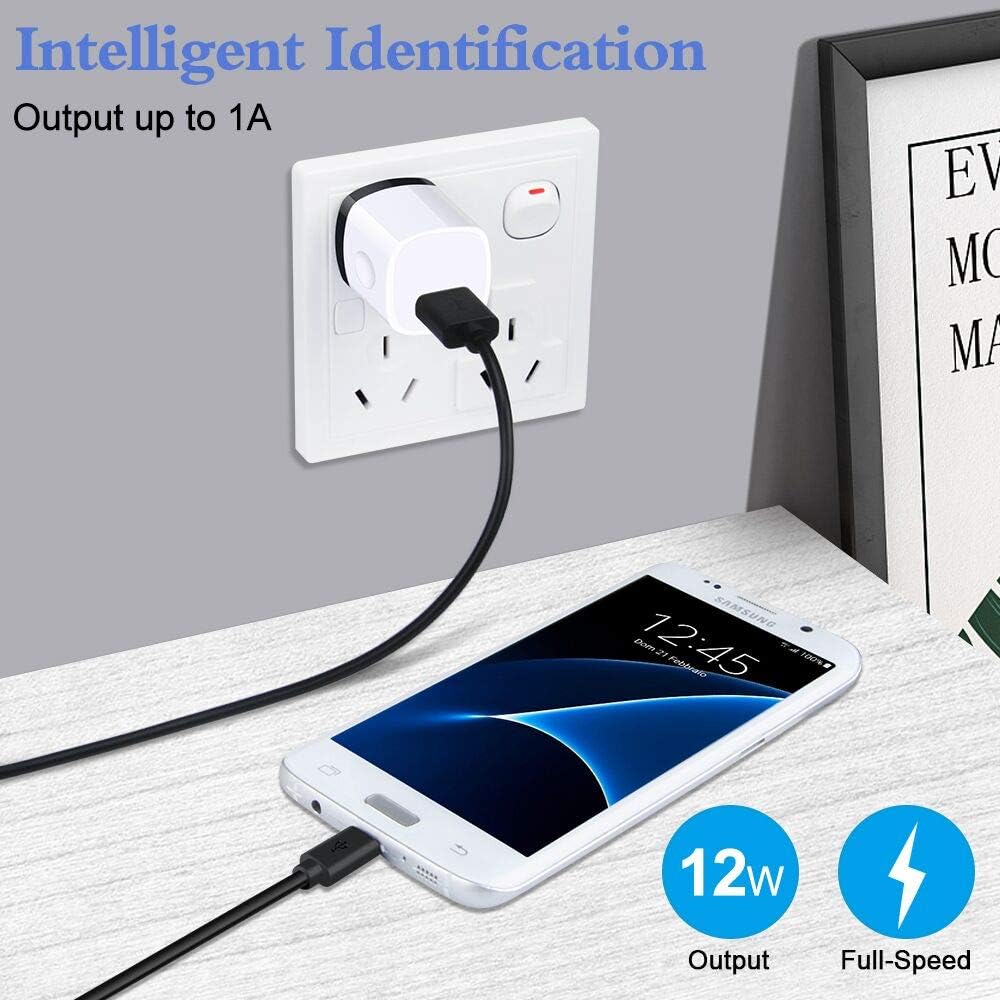 USB Wall Plug, 10Pack 1A/5V Single Port USB Wall Charger Power Adapter Charging Block Cube Brick Box for iPhone 17 16 15 14 13 12 Pro Max/XS,Samsung