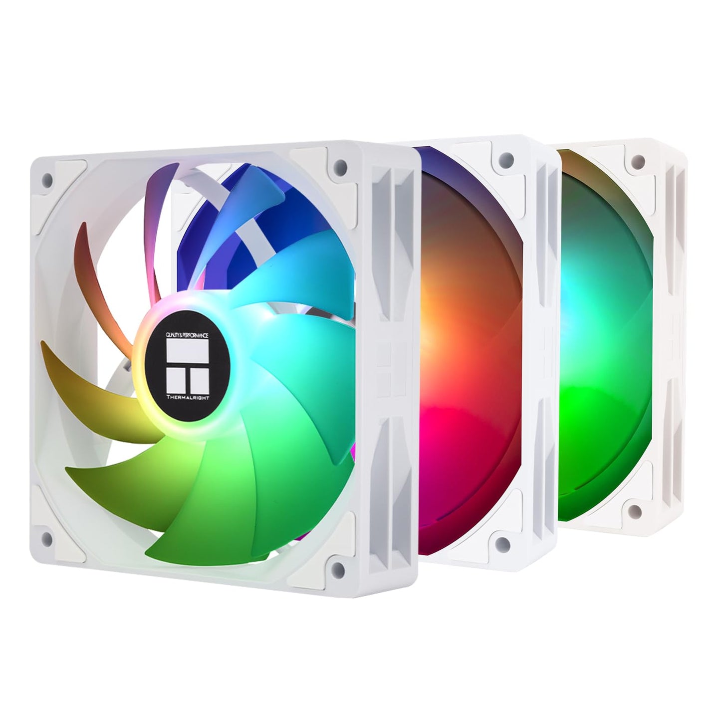 Thermalright TL-C12CW-X28-S X3 CPU Air Fan, 25.4dBA, 73.3CFM, 5V 3Pin ARGB Led, PWM Silent Computer Case Cooler Fan, 1550RPM Speed PC Cooling, for CPU