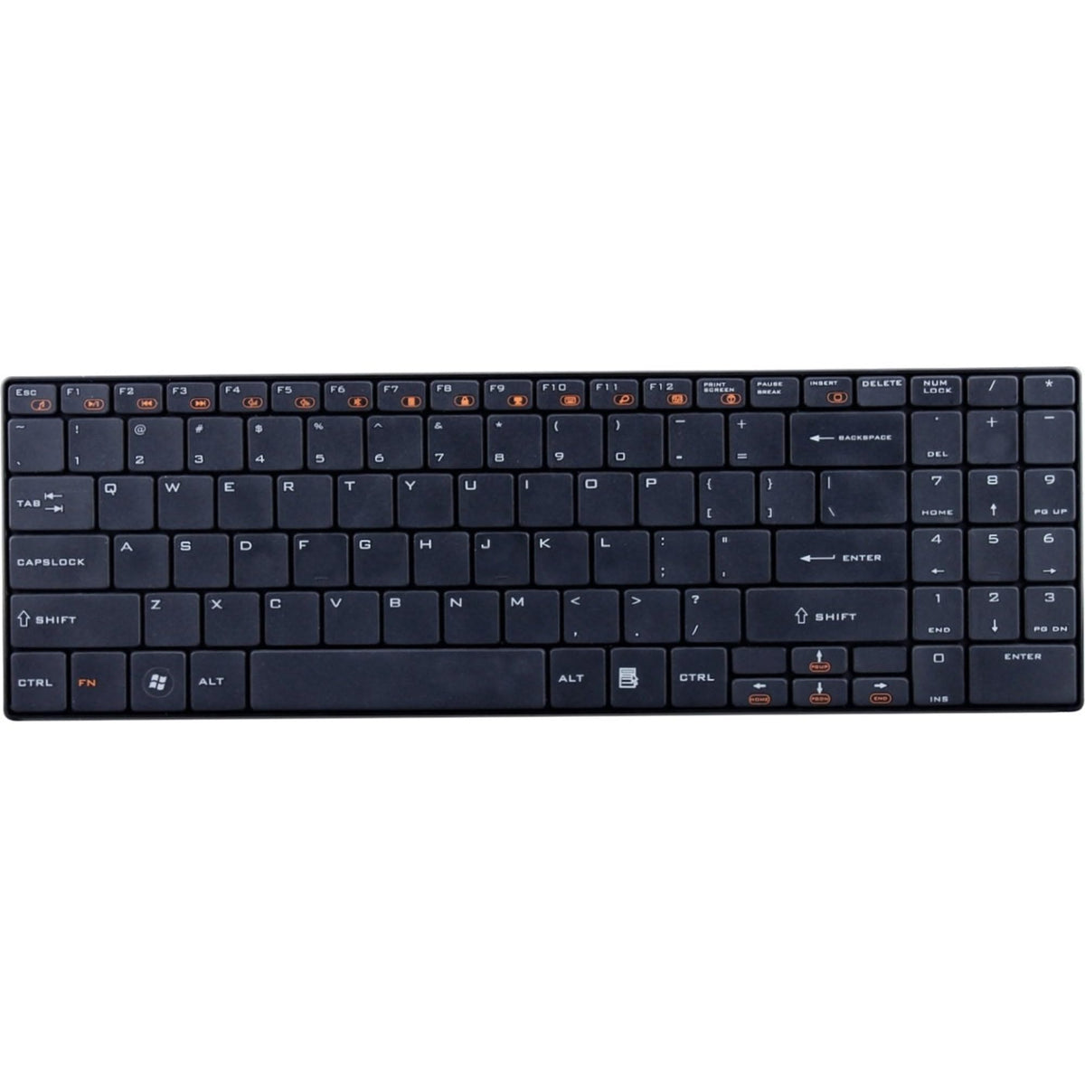 Man & Machine Its Cool Keyboard, Washable- Black
