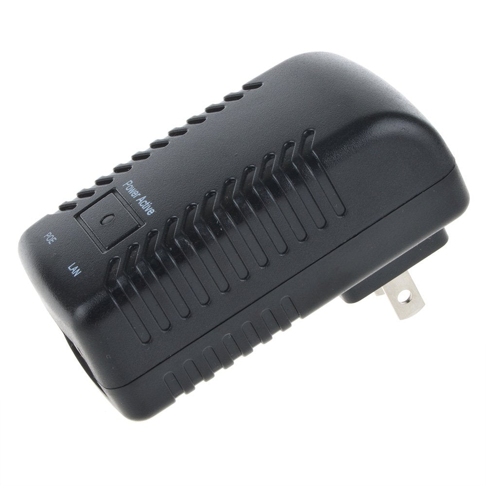 SLLEA 48V-0.5A Wall Plug POE Injector Ethernet Adapter IP Phone/Camera Power Supply US