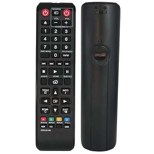 New Replaced AK59-00149A Blu-Ray Player Remote Control Fit for Samsung DVD Players BD-F5100 FM51C BD-F5700 FM57C BD-H5100 HM51 BD-H5700 HM57C BD-H5900