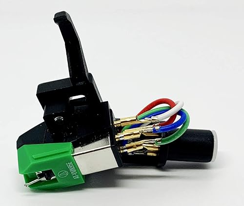 Turntable Headshell & Elliptical Cartridge for Fisher MT6420, MT35, MT100 MT6455
