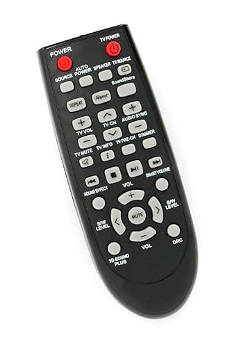 Replaced Remote Control Compatible for Samsung HW-D350/ZF HW-D450/XU HW-D550 HW-E350 HW-E450/ZAZZ01 HW-F355/ZA HW-F551 HW-H550 Home Theater Sound Bar