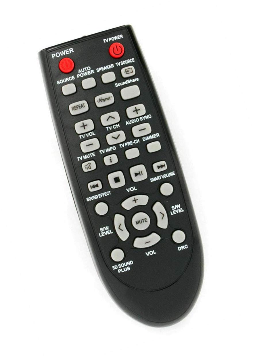 Replaced Remote Control Compatible for Samsung HW-D350/ZF HW-D450/XU HW-D550 HW-E350 HW-E450/ZAZZ01 HW-F355/ZA HW-F551 HW-H550 Home Theater Sound Bar