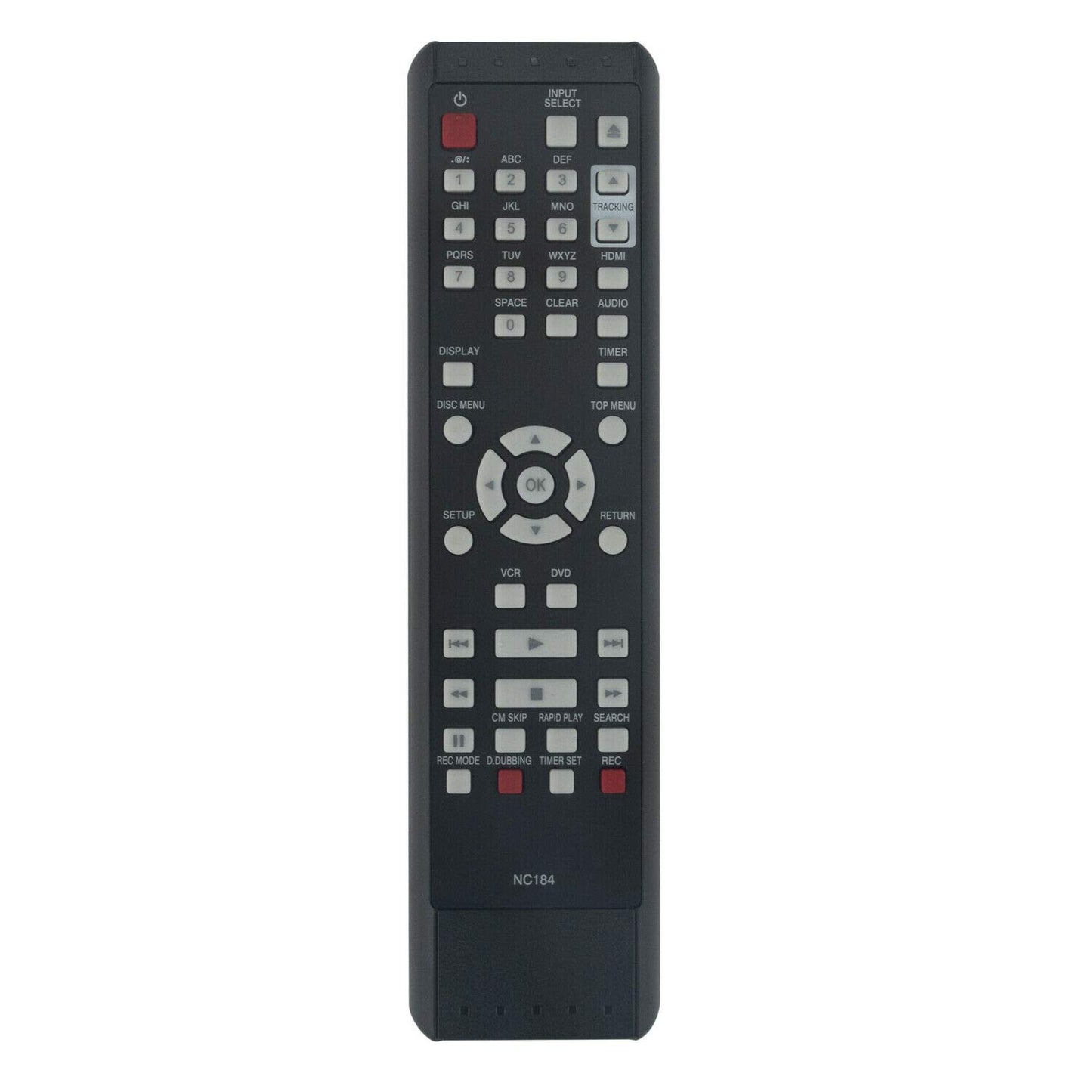 New - Remote Control NC184 NC184UH Compatible with Sanyo DVD Recorder FWZV475F