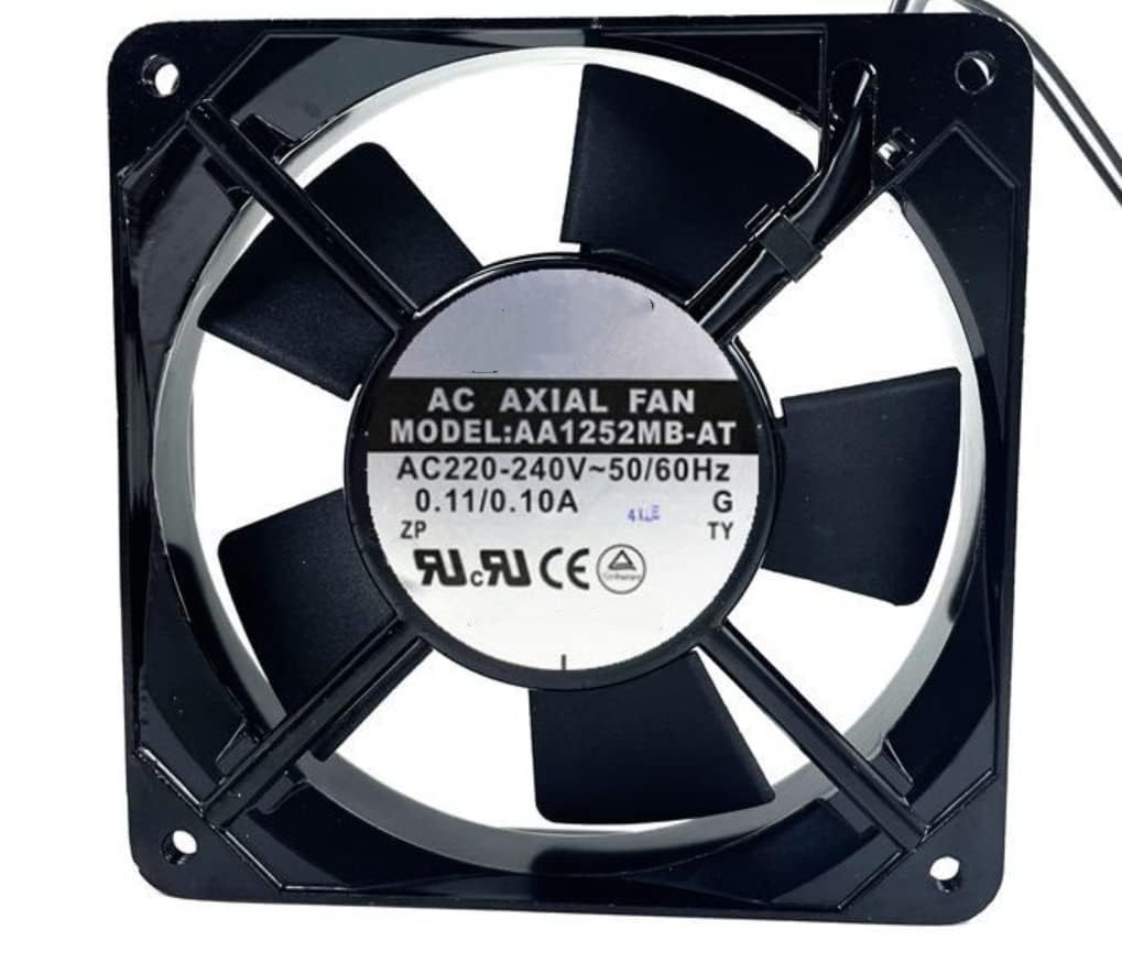 Ailsa Hexi AA1252MB-AT AC 220/240V 0.11/0.10A 120X120X25MM 2-Wire Cooling Fan