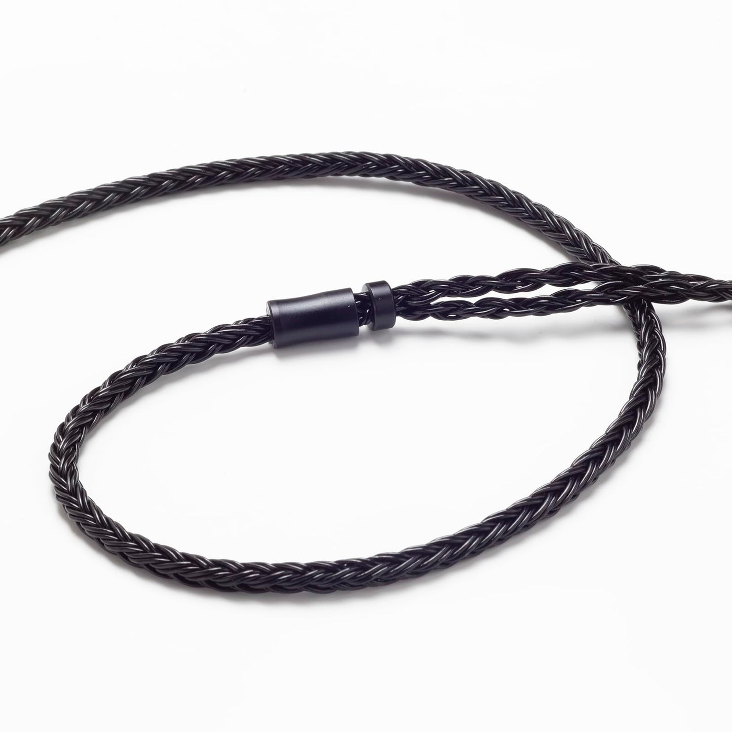 QZXYHYN 16 Core IEM Cable, 3.5MM Plug Silver-Plated Copper Headphone Upgrade Cable for TIN Audio T2 Pro T3 Shure SE215 SE535(Black, MMCX 3.5MM)