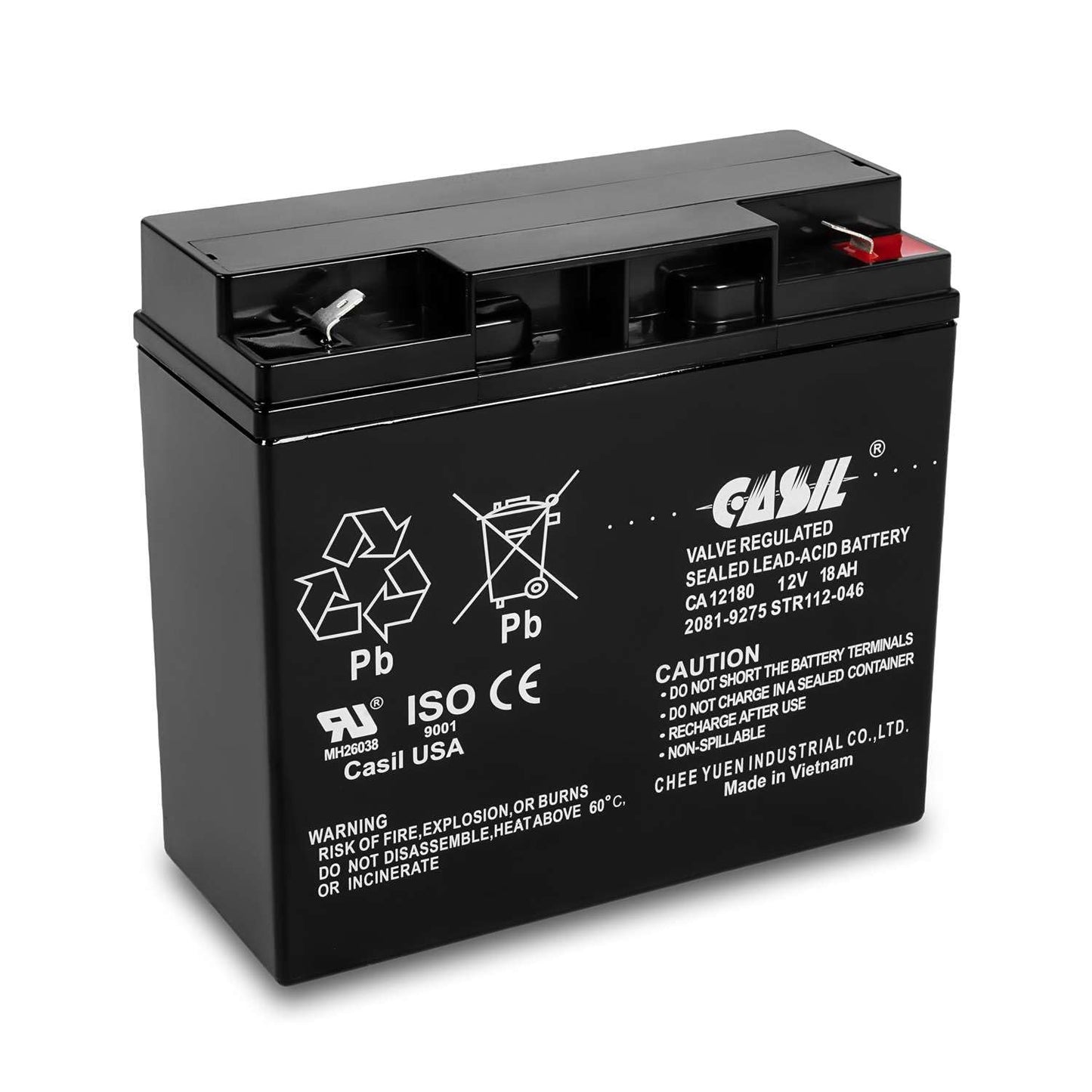 Simplex 2081-9275 Fire Alarm Control Panel Battery 12V 18Ah F2