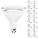 Sunco 16 Pack Outdoor Flood Light Bulb, Waterproof PAR38 LED, Patio Driveway, 5000K Daylight Dimmable, 100W Equivalent 13W, Exterior, Wet-Rated, 1050