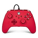 PowerA Advantage Wired Controller for Xbox Series X|S - Red, Xbox Controller with Detachable 10ft USB-C Cable, Mappable Buttons, Trigger Locks