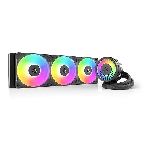 ARCTIC Liquid Freezer III Pro 360 A-RGB - AIO CPU Cooler, 3 x 120 mm Water Cooling, 38 mm Radiator, PWM Pump, VRM Fan, AMD AM5/AM4, Intel LGA1851/1700