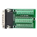 26 Pin DB26 D-SUB Male Adapter to PCB Terminal Module Board Connector with Insulating Mat