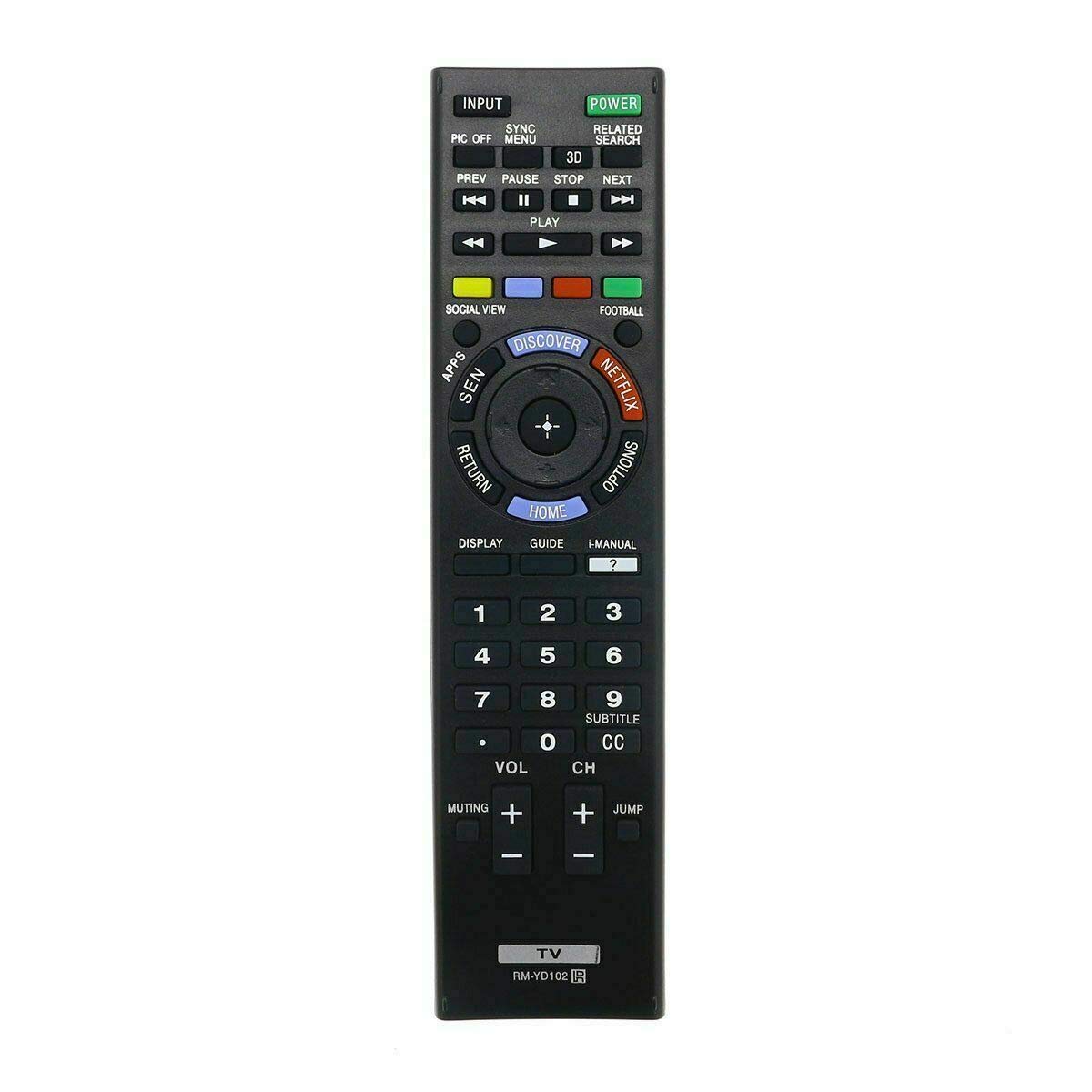 Replacement TV Remote Control Controller for Sony XBR-55X900B XBR-65X900B XBR-79X900B 4K Ultra HD TV