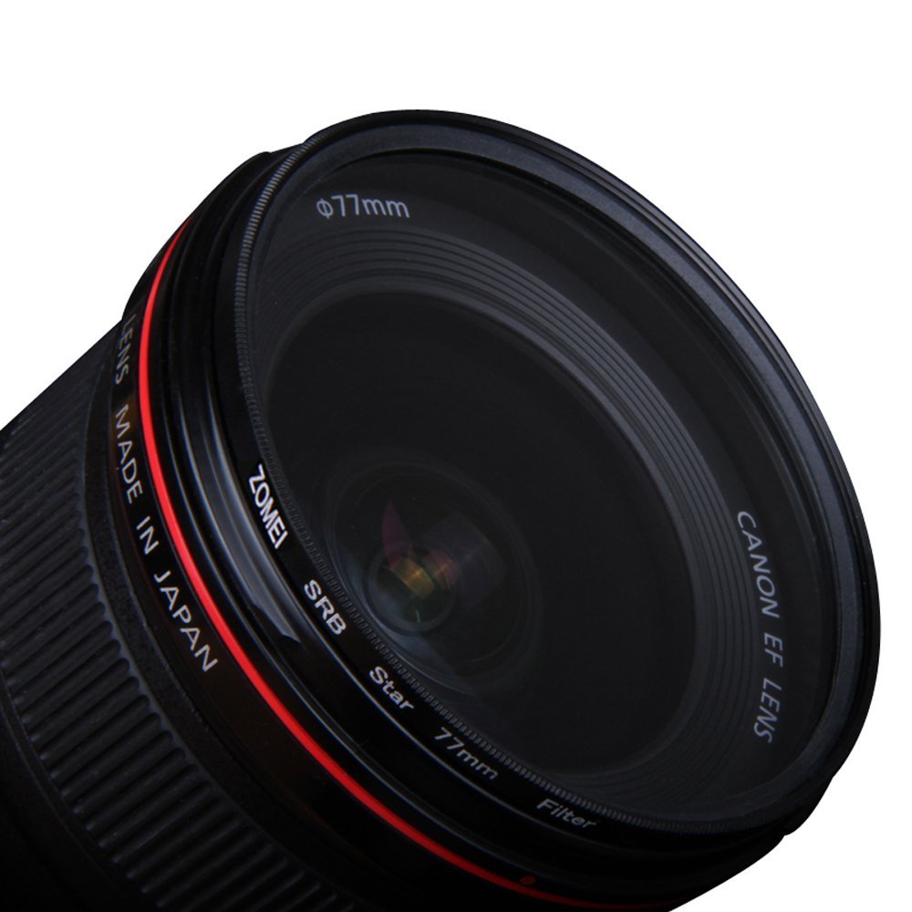 Zomei 82mm Star-Effect Cross Starburst Twinkle Lens + 4 Points Star Filter + 6 Points Star Filter + 8 Points Star Filter Set for Canon Nikon