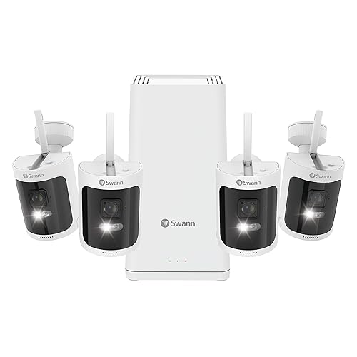 Swann AllSecure650™ 2K Wireless Security Kit with 4 x Wire-Free Cameras & Power Hub NVR