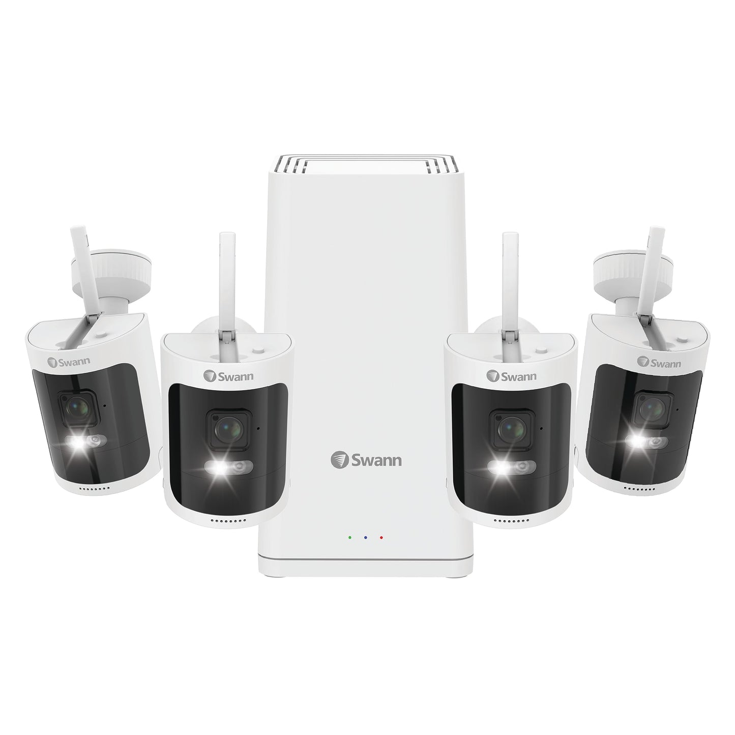 Swann AllSecure650™ 2K Wireless Security Kit with 4 x Wire-Free Cameras & Power Hub NVR