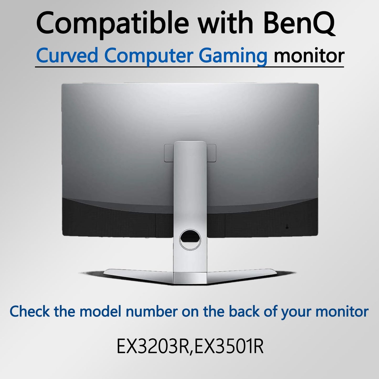 EX3203R VESA Adapter Compatible with BenQ 32" 35" Monitor?Fits EX3203R,EX3501R?- 75x75 to 100x100 Wall Mount