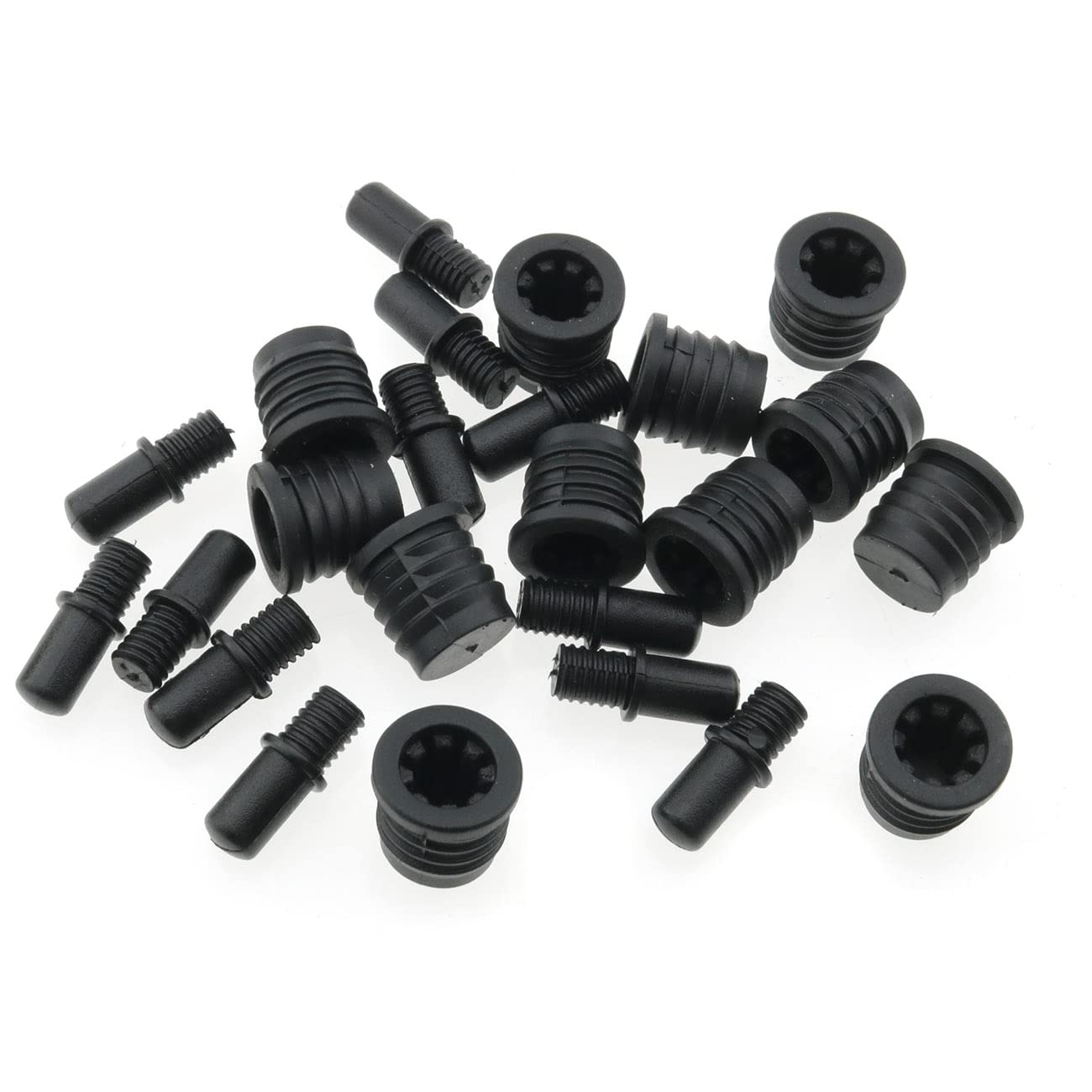 WHYHKJ 12 Sets Speaker Grill Guides Speaker Grill Peg DIY Audio Speaker Buckles Plastic Ball Socket Type Grill Guides Peg Kit Speaker Buckles Snap