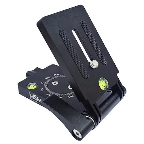 V Pan Tilt, 360° Panning and 270° Tilting, Easy and Quick to Lock, Fold and Extend with The New Built-in Knob, Strong to Hold 4Kg Load (V Platform x