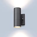 LMP Modern Outdoor Wall Light Porch Light Patio Light with Black Aluminum Finish for Decoration,Garage 1Packs Gray