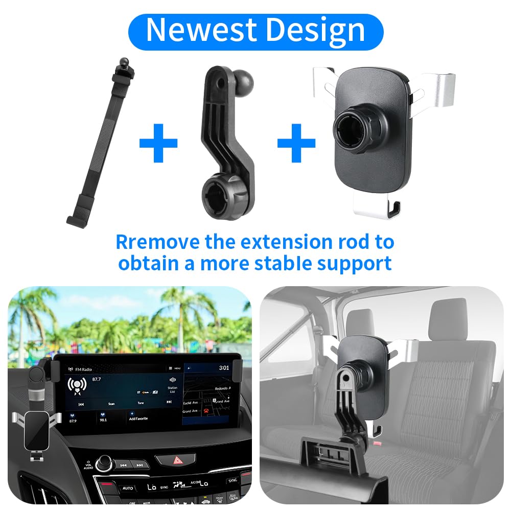 LUNQIN Car Phone Holder for Acura RDX 2019 2020 2021 2022 2023 2024 2025 2026 Auto Interior Accessories Best Cell Phones Mount Cellphone Mobile Cradle