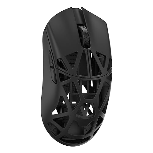 MK x WLMOUSE Beast X Pro Wireless 8K Mouse with Solid Sides (OM Optical, Black)