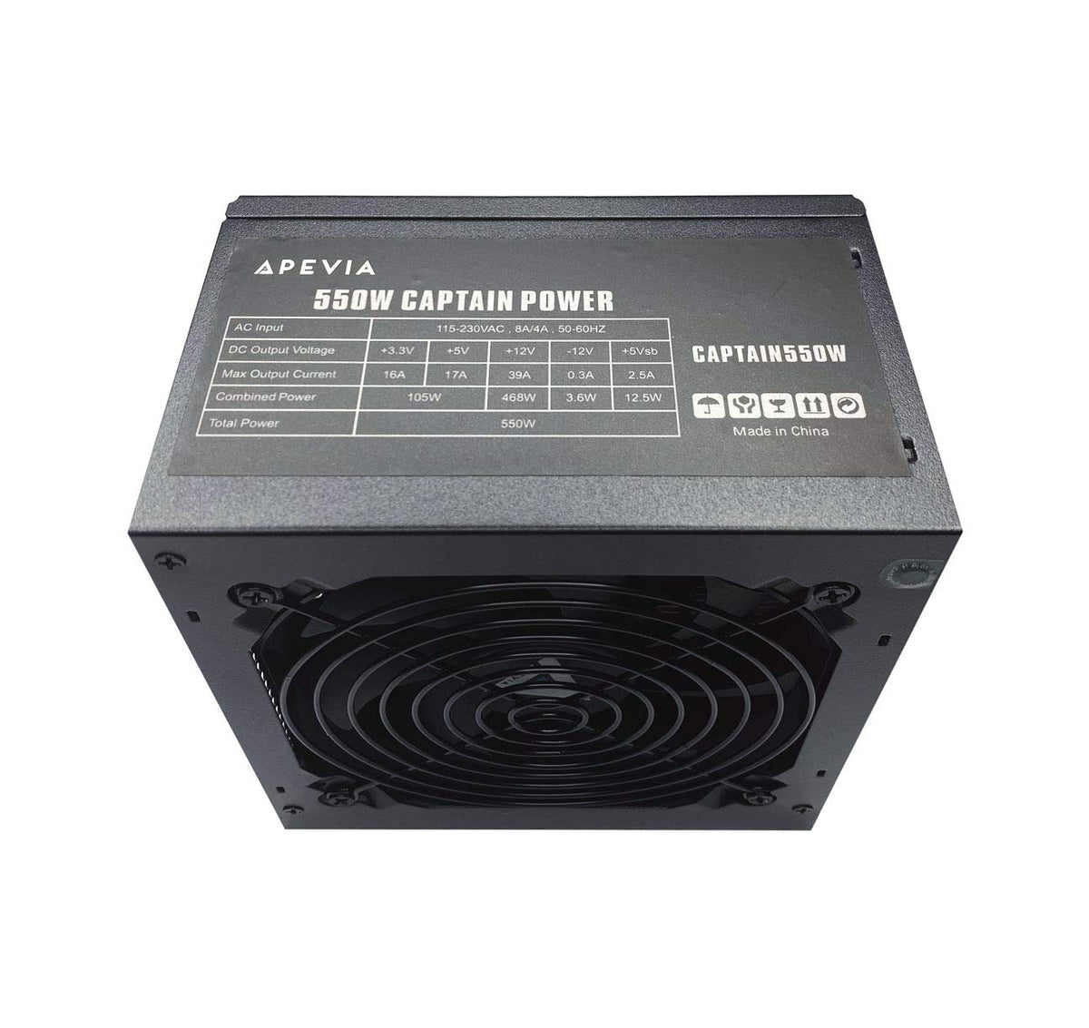 Apevia CAPTAIN550 ATX 550W Power Supply