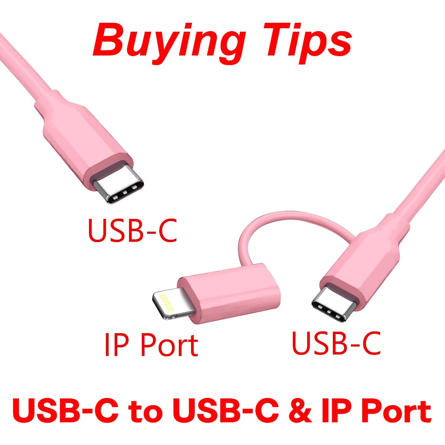 60W Coiled USB-C to USB-C & Lightning Cable?MFi Certified? 2 in 1 Fast Charging Apple CarPlay Cable for iPhone 15/15 Plus/15 Pro Max/14,Galaxy