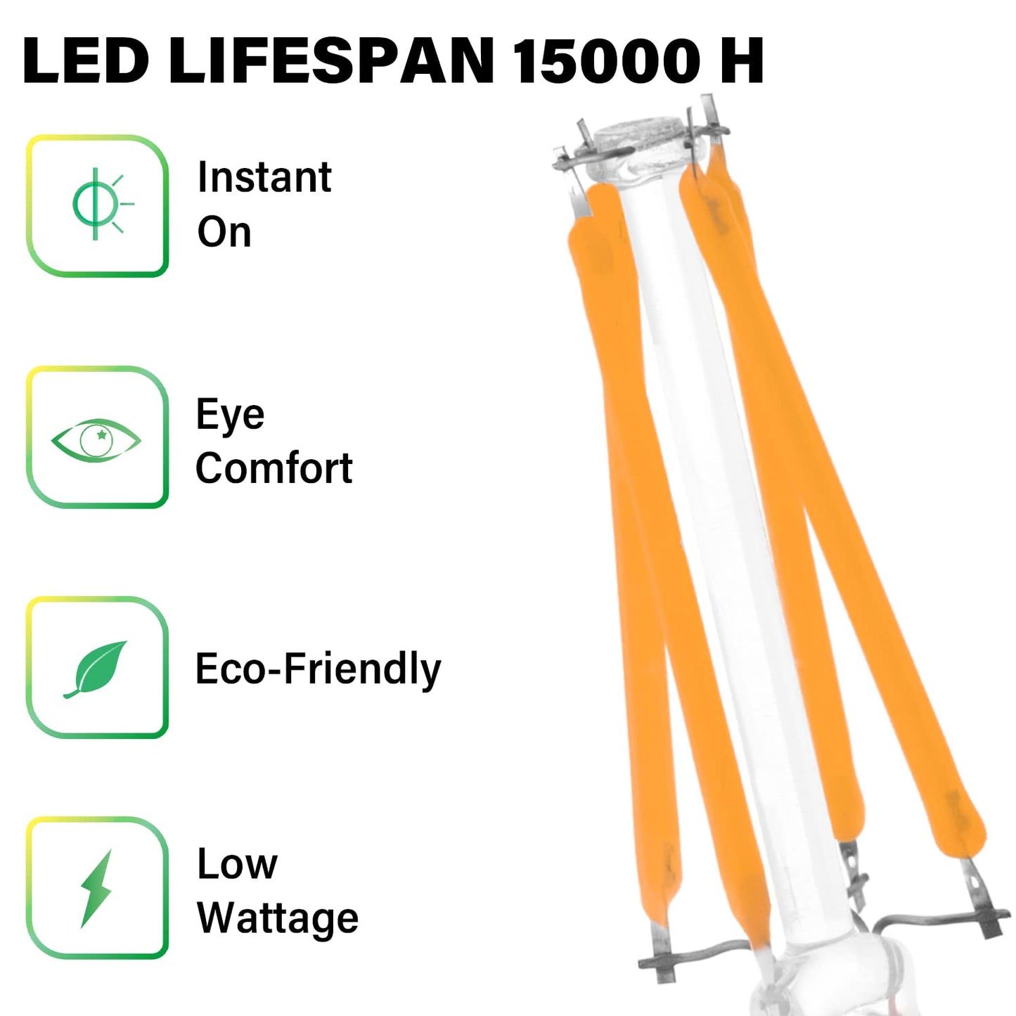 Maelsrlg 3-Way Light Bulbs, 30 70 100 Watt Equivalent, Soft White 2700K, A19 Three Way LED Bulbs, 3W/8W/10W, E26 Medium Base, Pack of 4