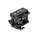 SZRIG Quick Release Mount Base QR Plate with 1/4" & 3/8" Thread Cheese Plate for Manfrotto Standard Accessory DSLR Camera